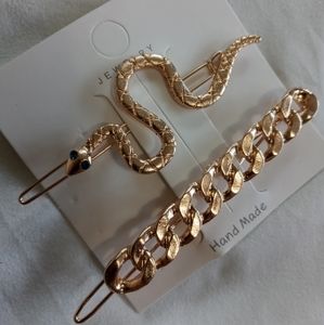 Gold hair Clip